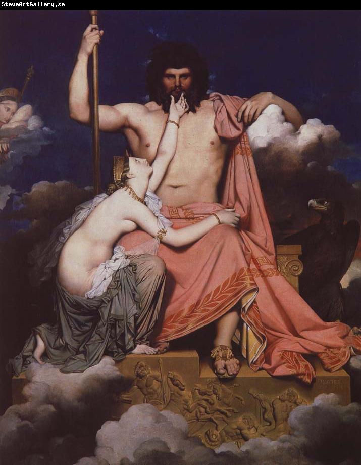 Jean-Auguste-Dominique Ingres jupiter och thetis